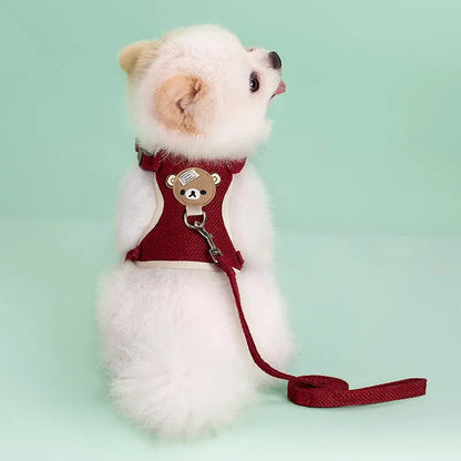 Pet Dog Harness Lead Leash Set