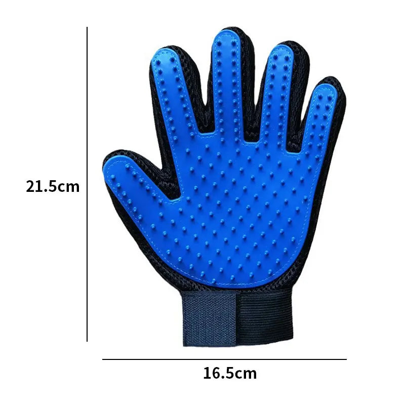 pet grooming glove for cats/dogs