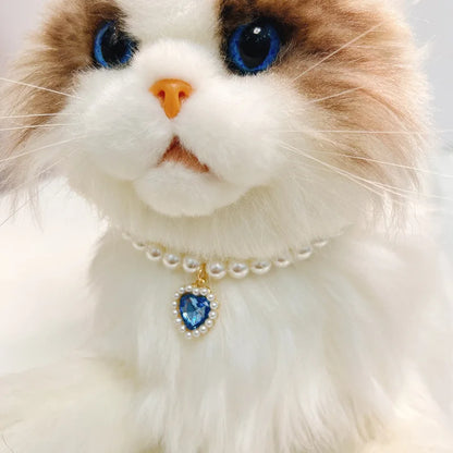 Adjustable Pearl Necklace for Cats