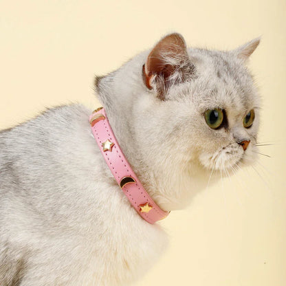 Cute  Soft Leather Pet Collars