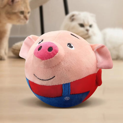 Electric Automatic Plush Bouncing Toys