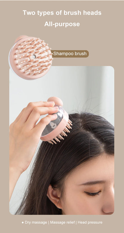 Silicone Bath Brush With Shampoo Dispenser