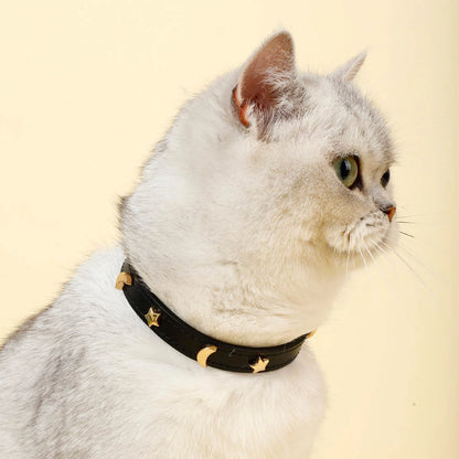 Cute  Soft Leather Pet Collars