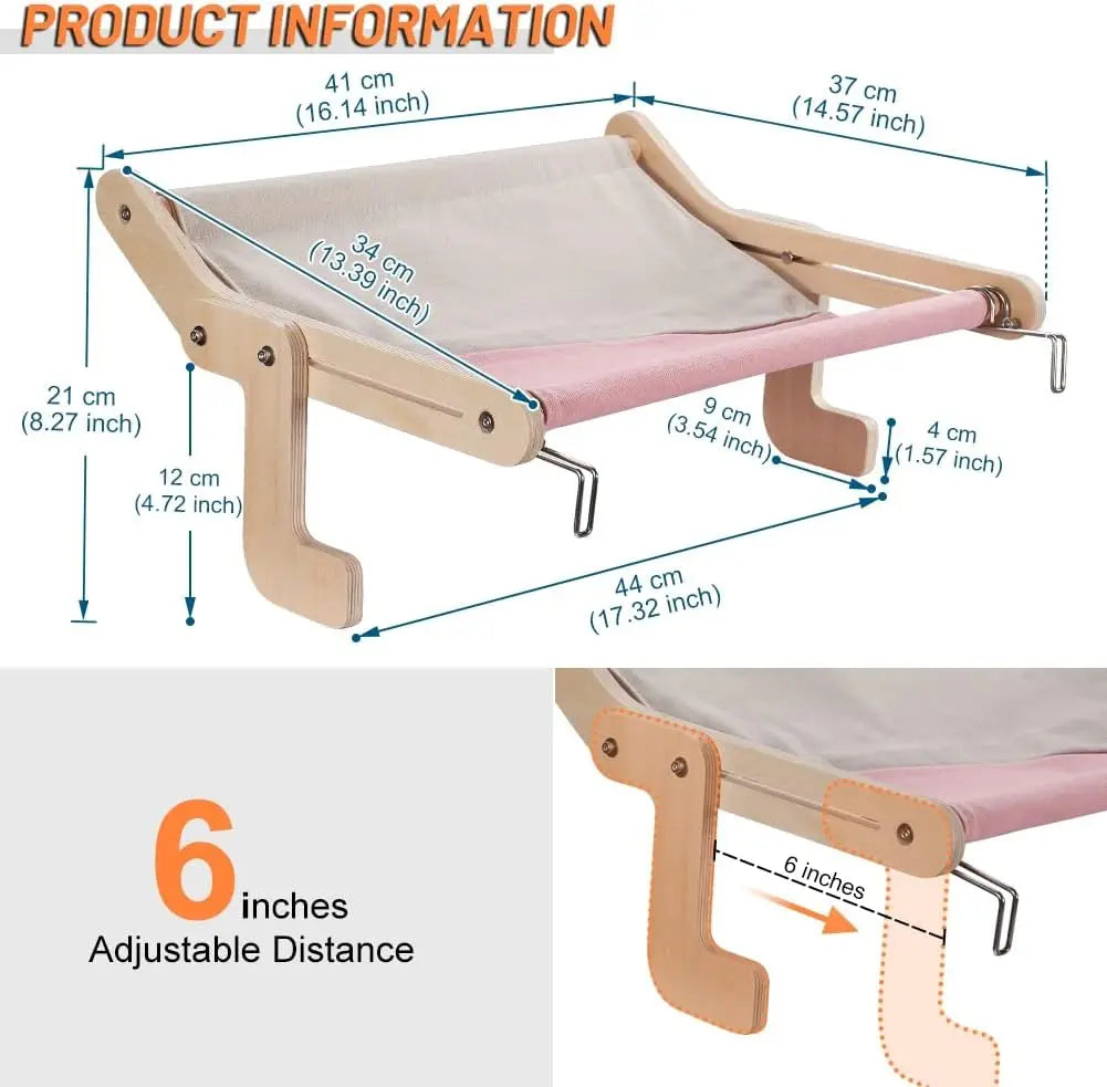 pet window hanging cat bed