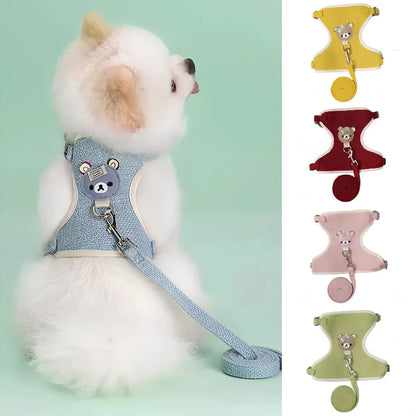 Pet Dog Harness Lead Leash Set
