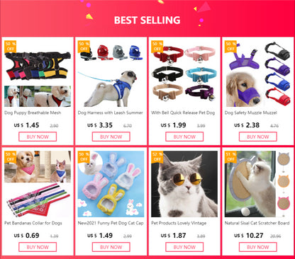Pet Bandanas Collar for Dogs and Cats