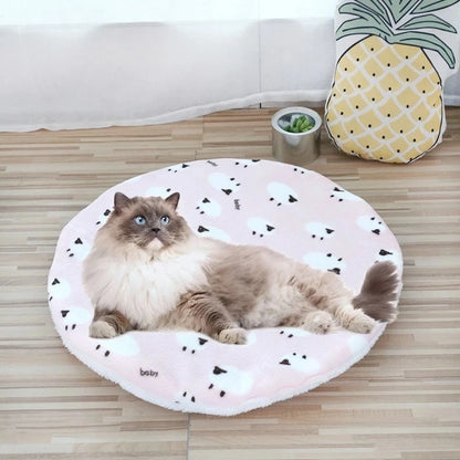 Plush Cat Bed Mats