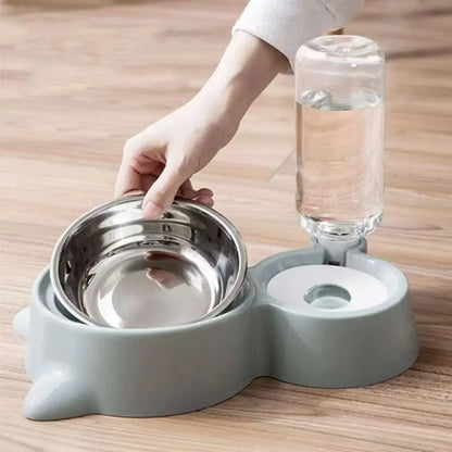 2-in-1 Automatic Water and Food Dispenser