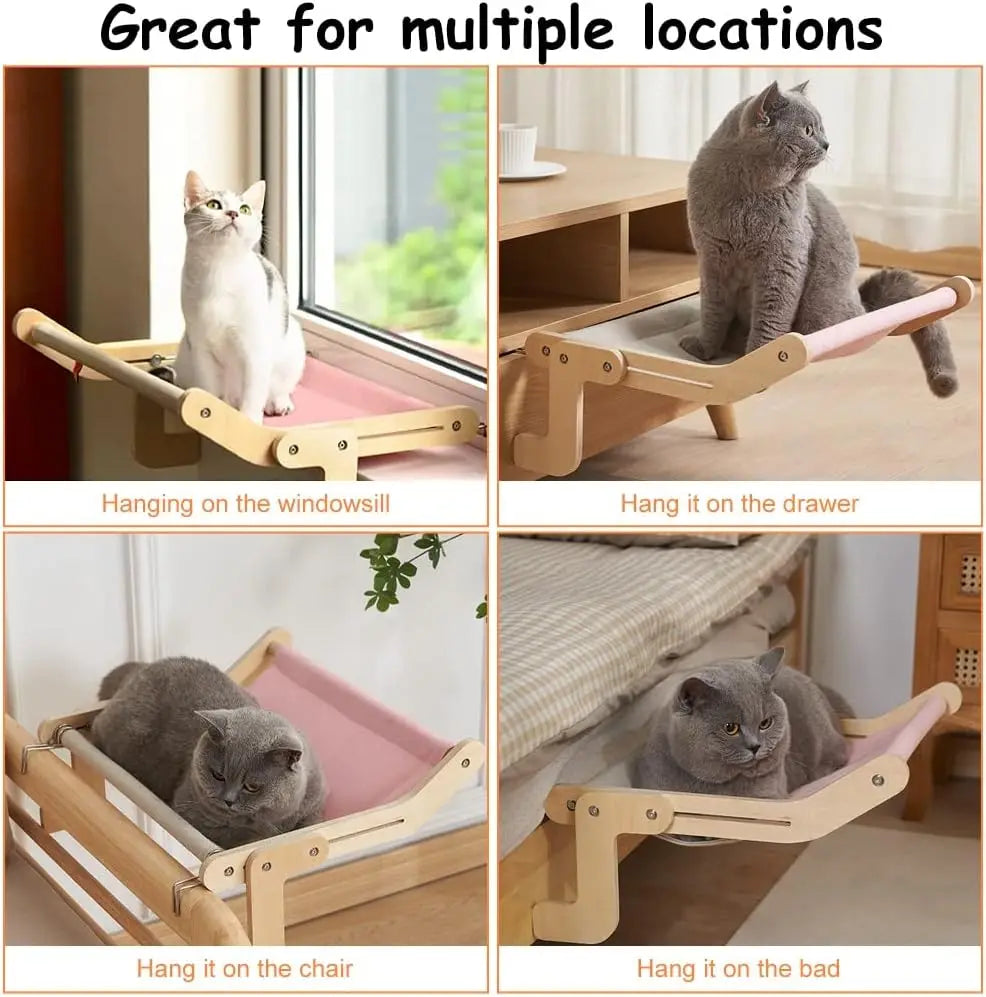 pet window hanging cat bed