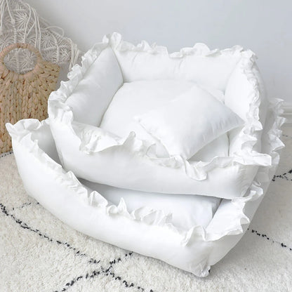 Pet Dog Lace Bed with Pillow