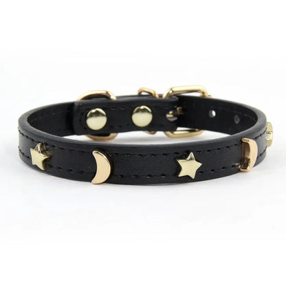 Cute  Soft Leather Pet Collars