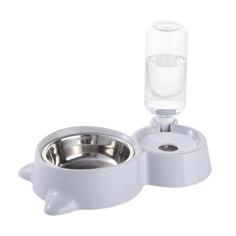2-in-1 automatic water and food dispenser